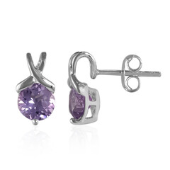 Amethyst-Silberohrringe