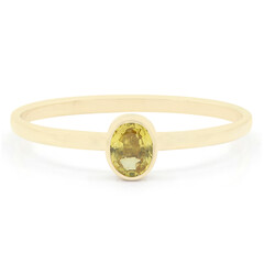 Gelber Saphir-Goldring