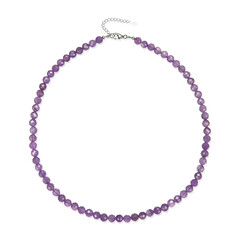 Amethyst-Silberhalskette