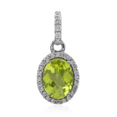Peridot-Silberanhänger