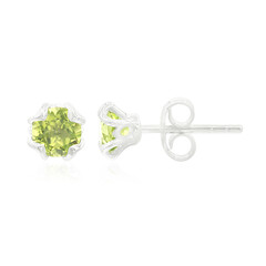 Peridot-Silberohrringe