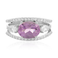 Lavendel-Amethyst-Silberring