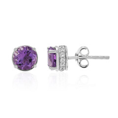 Amethyst-Silberohrringe