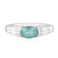 Blauer Apatit-Silberring