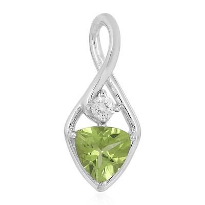 Peridot-Silberanhänger