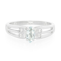 Brasilianischer Aquamarin-Silberring