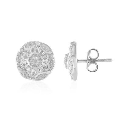 I2 (I) Diamant-Silberohrringe