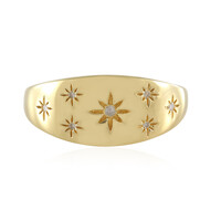I2 (I) Diamant-Silberring