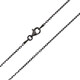 925er Silber-Ankerkette - 2,61 g - 60 cm - rutheniert