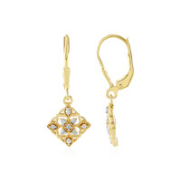 I2 (J) Diamant-Silberohrringe