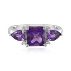 Sibirischer Amethyst-Silberring