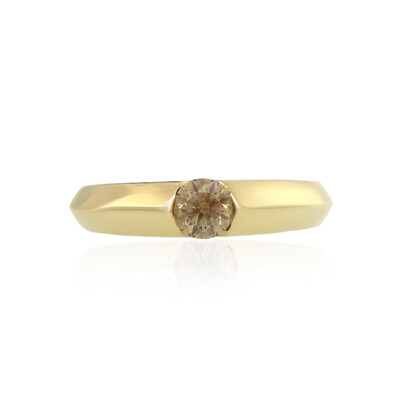 SI2 Argyle-Champagner-Diamant-Goldring (de Melo)