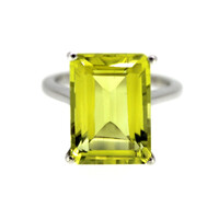Ouro Verde-Quarz-Silberring