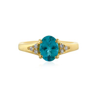 Blauer Apatit-Silberring