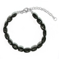 Indischer Stern-Diopsid-Silberarmband