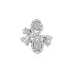 Australischer Opal-Silberring