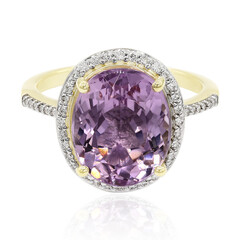 Patroke-Kunzit-Goldring