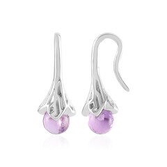 Sibirischer Amethyst-Silberohrringe