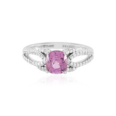 Pinkfarbener Luc Yen-Spinell-Goldring (AMAYANI)