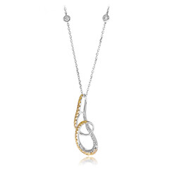 SI2 (H) Diamant-Goldhalskette (CIRARI)