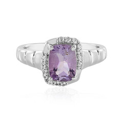 Lavendel-Amethyst-Silberring
