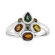 Saphir-Silberring