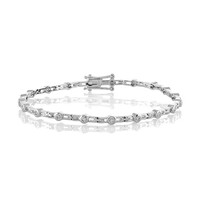 Lupenreiner (F) Brillant-Goldarmband (LUCENT DIAMONDS)