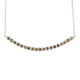 I2 Schokoladen-Brillant-Silbercollier