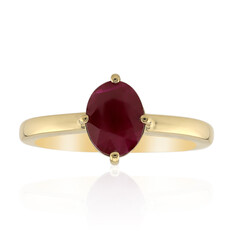 Burmesischer Rubin-Goldring