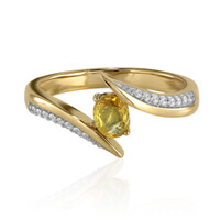 Gelber Queensland-Saphir-Goldring (Mark Tremonti)