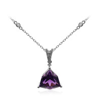 Amethyst-Goldhalskette