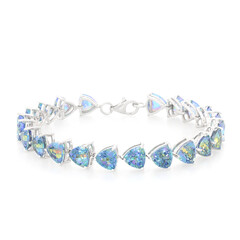 Mondschein-Topas-Silberarmband