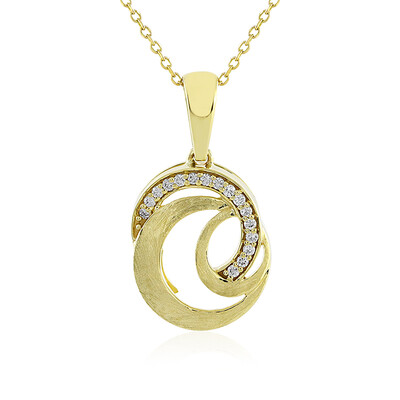 Lupenreiner (F) Brillant-Goldhalskette (LUCENT DIAMONDS)