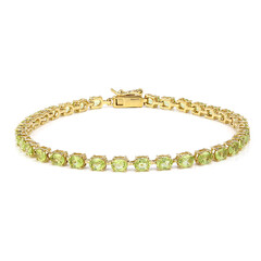 Peridot-Silberarmband