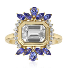 Zirkon-Goldring (Adela Gold)
