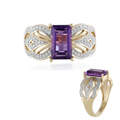 Sambia-Amethyst-Goldring (SUHANA)