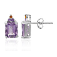 Amethyst-Silberohrringe