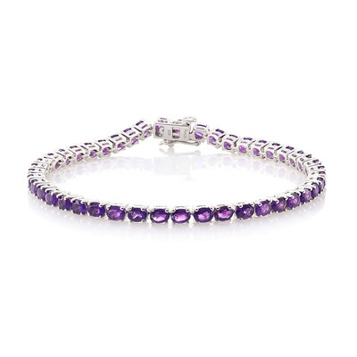 Sambia-Amethyst-Silberarmband
