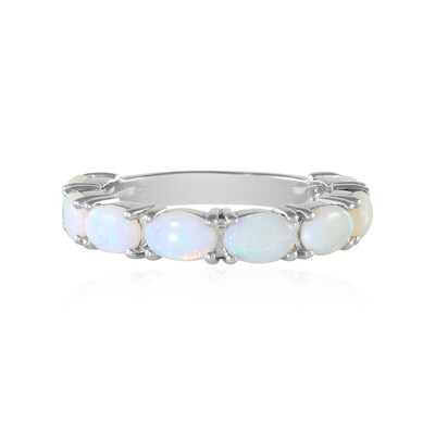 Australischer Opal-Silberring