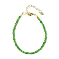 Russischer Diopsid-Silberarmband