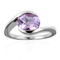 Lavendel-Amethyst-Silberring