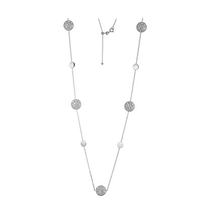 Zirkon-Silbercollier