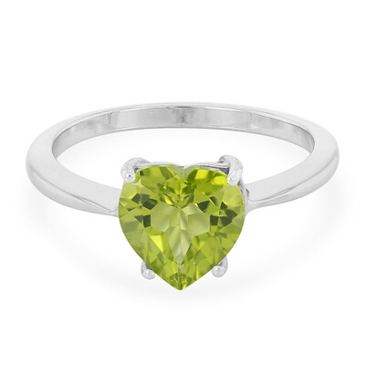 Mandschurischer Peridot-Silberring
