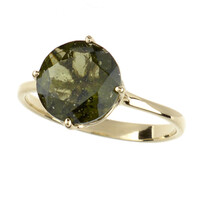 Moldavit-Goldring