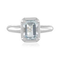 Brasilianischer Aquamarin-Goldring