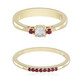 Edelstein-Goldringe (Adela Gold)
