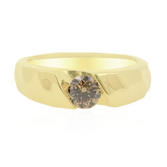 SI2 Argyle-Schokoladen-Diamant-Goldring (de Melo)