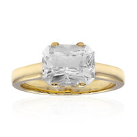 Herkimer Quarz-Goldring (Amanda Adkins)