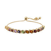 Edelstein-Silberarmband