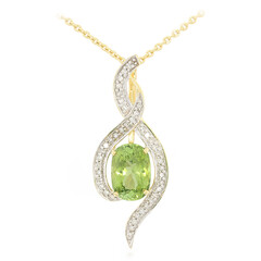 Paraiba-Turmalin-Goldhalskette (AMAYANI)